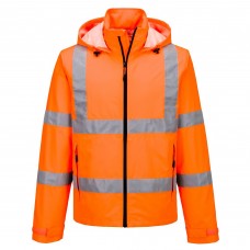 Portwest S164ORR Hi-Vis Packable Lightweight Jacket - Orange