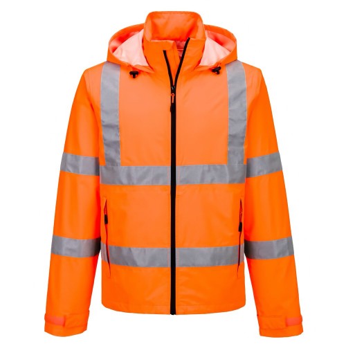 Portwest S164ORR Hi-Vis Packable Lightweight Jacket - Orange