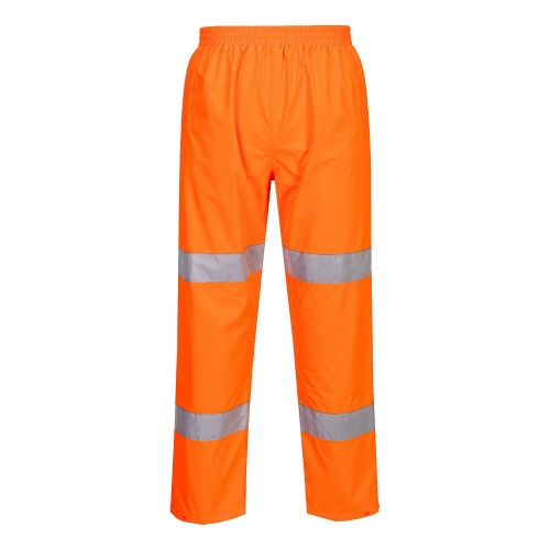 Portwest S165ORR Hi-Vis Packable Lightweight Trousers - Orange