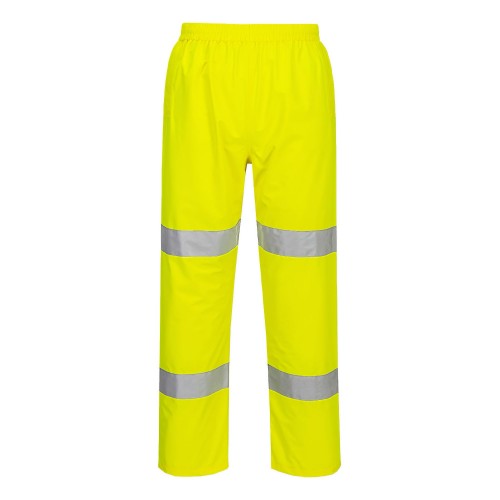 Portwest S165YER Hi-Vis Packable Lightweight Trousers - Yellow