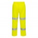 Portwest S165YER Hi-Vis Packable Lightweight Trousers - Yellow