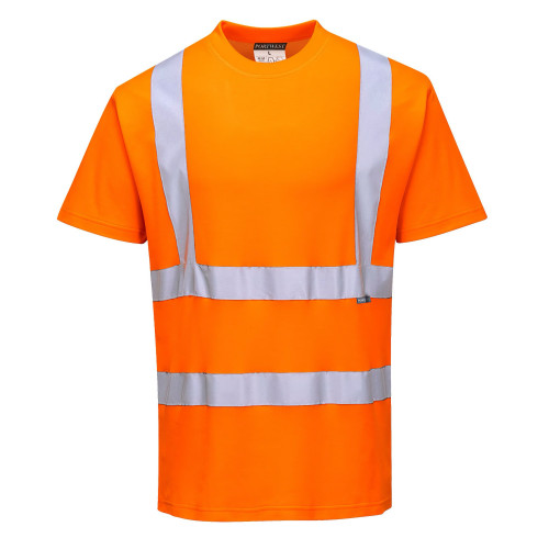 Portwest S170 Cotton Comfort Hi-Vis T-shirt, Orange