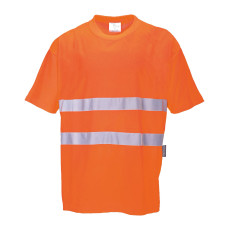 Portwest S172 Cotton Comfort Hi-Vis T-shirt, Orange