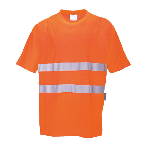 Portwest S172 Cotton Comfort Hi-Vis T-shirt, Orange