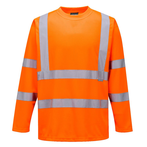 Portwest S178 Hi-Vis Long Sleeve T-shirt, Orange