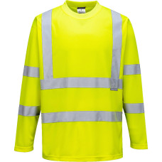Portwest S178 Hi-Vis Long Sleeve T-Shirt, Yellow