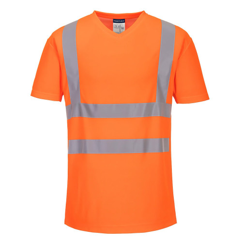 Portwest S179 Mesh Cotton Comfort Hi-Vis T-shirt, Orange