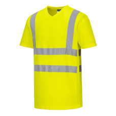 Portwest S179 Mesh Cotton Comfort Hi-Vis T-shirt, Yellow