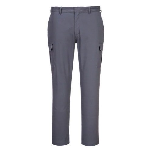 Portwest S231 Slim Fit Stretch Combat Trousers, Anthracite Grey