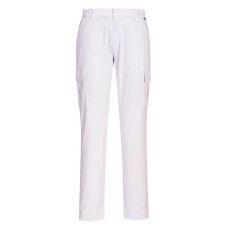 Portwest S231 Slim Fit Stretch Combat Trousers, White