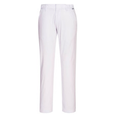 Portwest S232 Stretch Slim Chino Trousers, White