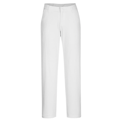 Portwest S235 Stretch Slim Chino Trousers, White