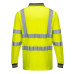 Portwest S271 Cotton Comfort Hi-Vis Long Sleeve Polo Shirt, Yellow Portwest S271 Cotton Comfort Hi-Vis Long Sleeve Polo Shirt, Yellow