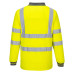 Portwest S277 Hi-Vis Long Sleeve Polo Shirt, Yellow