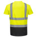 Portwest S378 Two-Tone T-Shirt - Hi-Vis, Yellow/Black