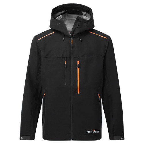 Portwest S385 Shell Rain Jacket, Black