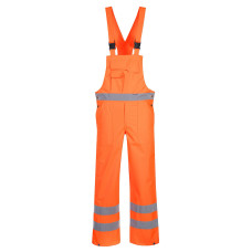 Portwest S388 Hi-Vis Bib and Brace - Lined, Orange