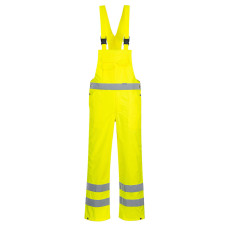 Portwest S388 Hi-Vis Bib and Brace - Lined, Yellow