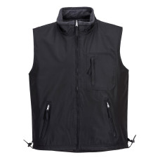 Portwest S418 RS Reversible Padded Vest, Black