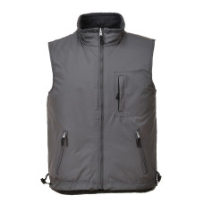 Portwest S418 RS Reversible Padded Vest, Grey