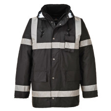 Portwest S433 Traffic Lite Iona Jacket, Black