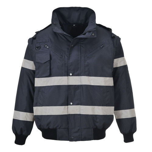 Portwest S435 Iona 4-in-1 Bomber Jacket, Navy Blue Portwest S435 Iona 4-in-1 Bomber Jacket, Navy Blue
