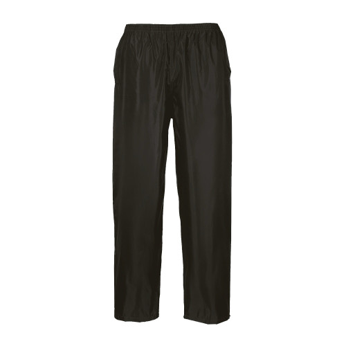 Portwest S441 Classic Rain Trousers, Black
