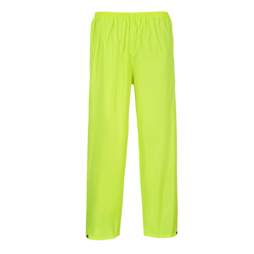 Portwest S441 Classic Rain Trousers, Yellow