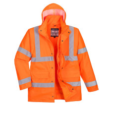 Portwest S468 4-in-1 Hi-Vis Traffic Jacket, Orange