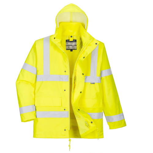 Portwest S468 4-in-1 Hi-Vis Traffic Jacket, Yellow