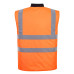 Portwest S469 Hi-Vis Reversible Padded Vest, Orange