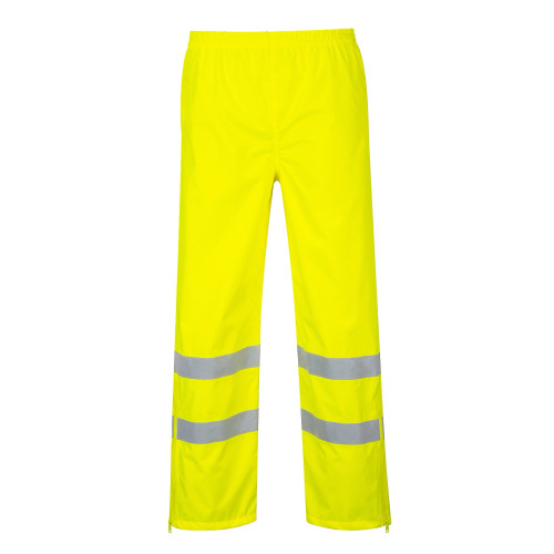 Portwest S487 Hi-Vis Breathable Trousers, Yellow