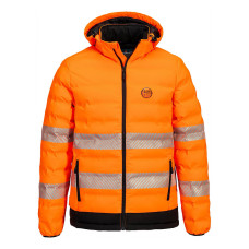 Portwest S548 Ultasonic High Visibility Tunnel Jacket, Orange/Black