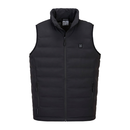 Portwest S549 Ultrasonic Tunnel Heated Vest, Black