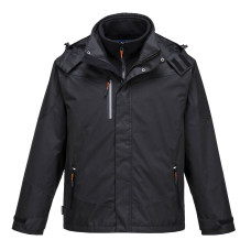 Portwest S553 Radial 3 in 1 Jacket, Black