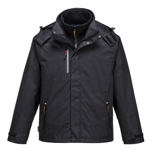 Portwest S553 Radial 3 in 1 Jacket, Black