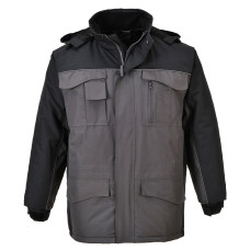 Portwest S562 Two-Tone RS Parka, Black/Grey
