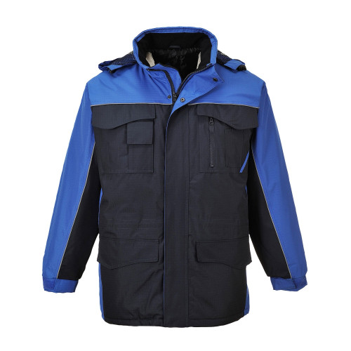Portwest S562 Two-Tone RS Parka, Navy Blue/Royal