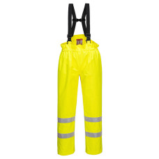 Portwest S780 Pantalone Bizflame Rain sfoderato - multinorma Hi-Vis, Giallo
