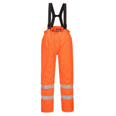 Portwest S781 Pantalone Bizflame Rain foderato - multinorma Hi-Vis, Arancione