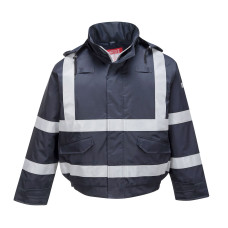 Portwest S783 Multi-standard Bizflame Rain Bomber, Navy Blue
