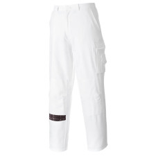 Portwest S817 Painters Trousers, White