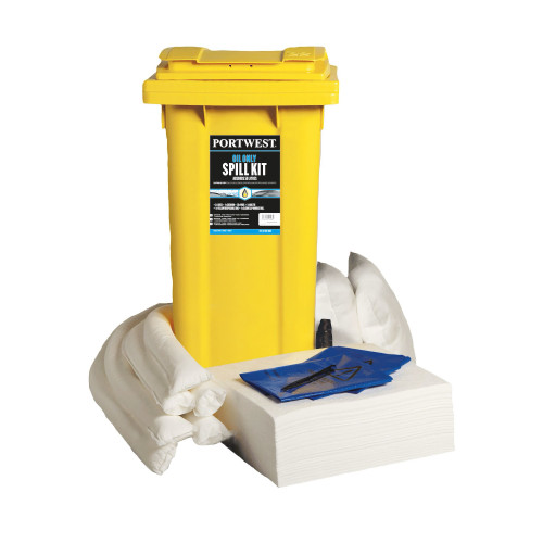 Portwest SM63 120 Liter Oil Kit, White