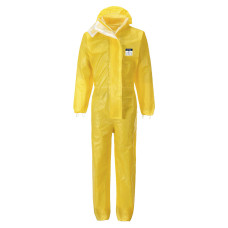 Portwest ST70 BizTex Microporous Coverall Type 3/4/5/6, Yellow