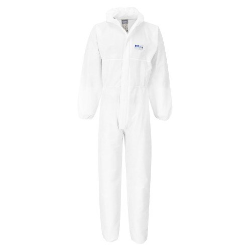 Portwest ST80 FR BizTex SMS Type 5/6 Suit, White Portwest ST80 FR BizTex SMS Type 5/6 Suit, White