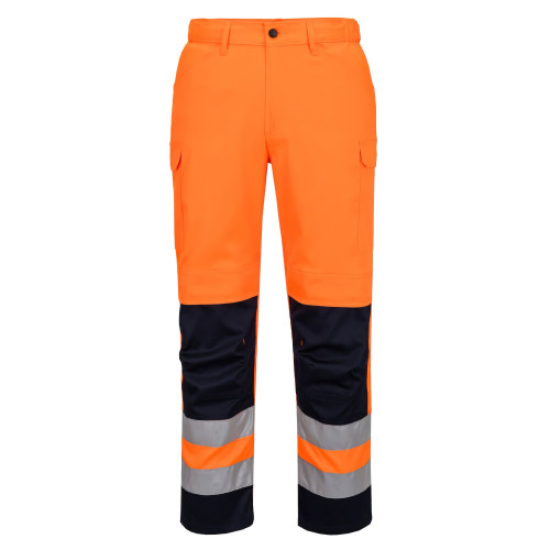 Portwest T143ONR High Visibility Work Jacket Orange/Black