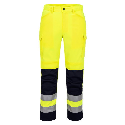 Portwest T143YNR High Visibility Work Jacket Yellow/Navy