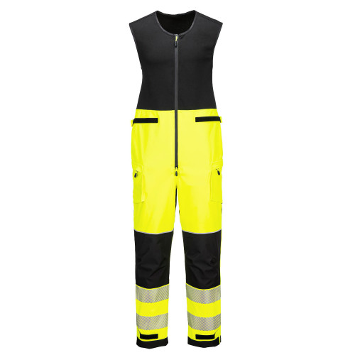 Portwest T150YBR PW3 Hi-Vis Waterproof Bib (3L) Portwest T150YBR PW3 Hi-Vis Waterproof Bib (3L)