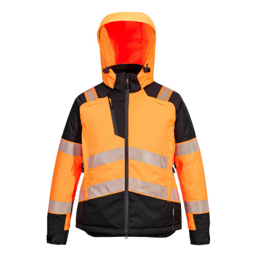 Portwest T162OBR PW3 Hi-Vis Women's Winter Jacket