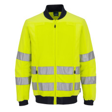Portwest T164YNR Giacca da lavoro ad alta visibilità Giallo/Navy